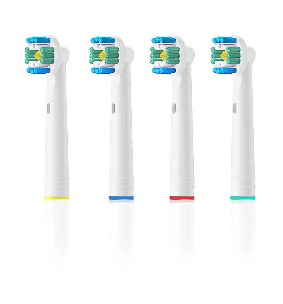 MAYCREATE® Oral B Electric Tooth Brushes Head, 4Pcs Toothbrush Heads Compatible with Oral B, Works with Whitening(EB-18)