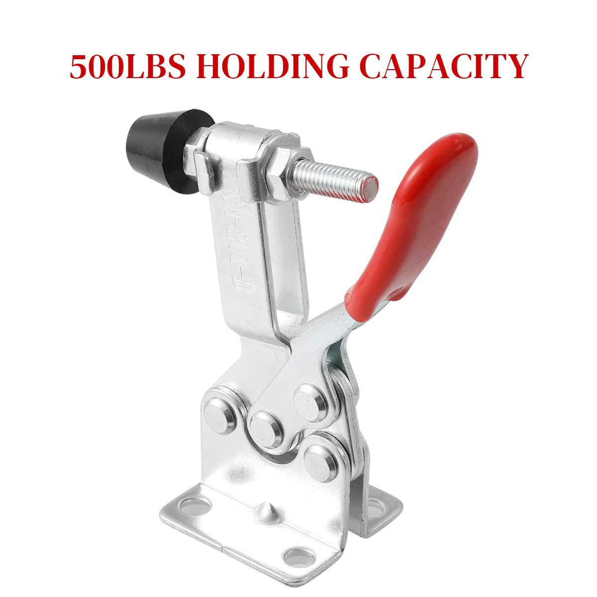 Serplex Toggle Clamp Combo Set for Woodworking Jigs and Fixtures featuring 8Pcs 220lbs Hold | Quick Release Anti Slip Clips