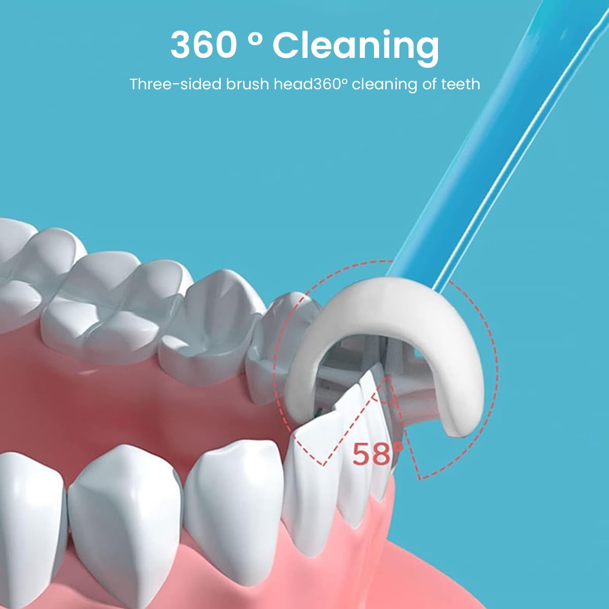 SNOWIE SOFT Baby Toothbrush with Dual Head Silicone Bristles and Tongue Cleaner | 2 Pcs for 6–24 Month Babies