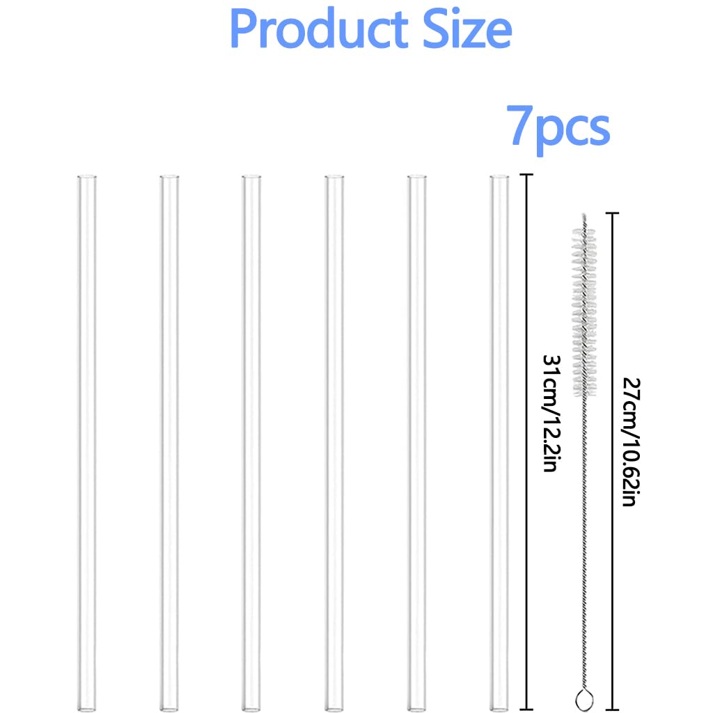Zibuyu Replacement Straw for 40oz and 30oz Tumblers with 31cm Length & Cleaning Brush | Food-Grade PE Reusable Set