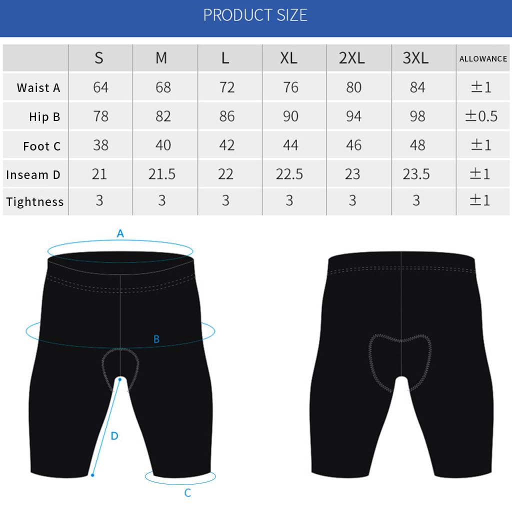 Optifit® Cycling Shorts for Women, 3D Padded Cycle Shorts, Gel Padded Underwear for Cycling, Quick Dry Outdoor Cycling Pants, Cycling Accessories for Women