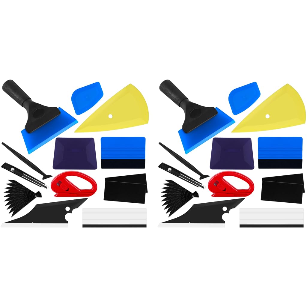 STHIRA Car Window Film Tint Tool Kit for Vinyl Wrap with Safety Cutter Knife and 24PCS Set