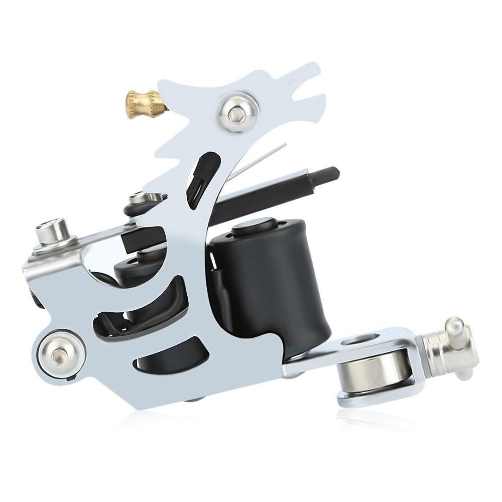 Hannea Mini Tattoo Kit for Professional Body Art with 20 Needles and 6000 rpm Liner Machine | User Friendly Grip