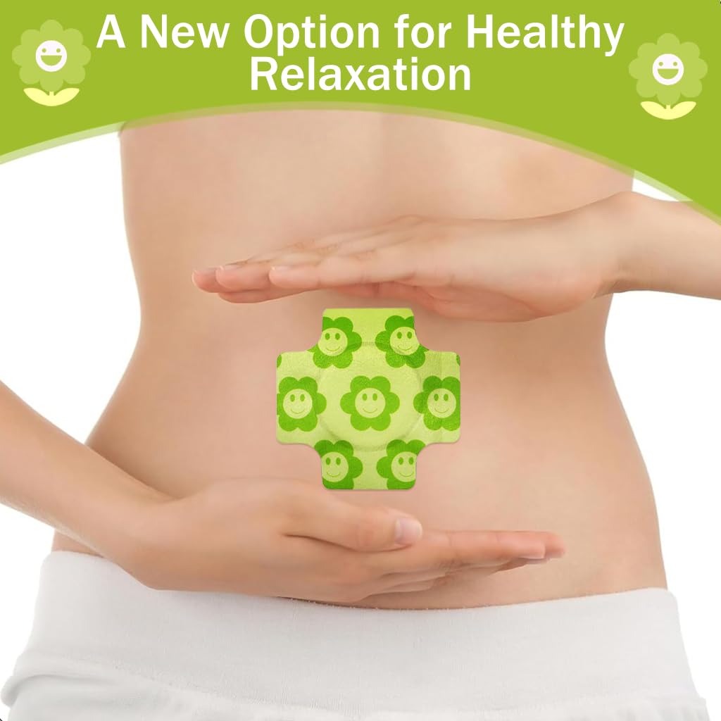 ZIBUYU Castor Oil Pack Wrap for Belly Button with Leak Proof Double Layer | 40PCS Skin Friendly Cotton for Liver Detox