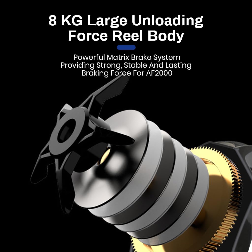 Proberos Baitcasting Reel for Freshwater and Saltwater Fishing with 7.2:1 Gear Ratio and Adjustable Magnetic Brake System