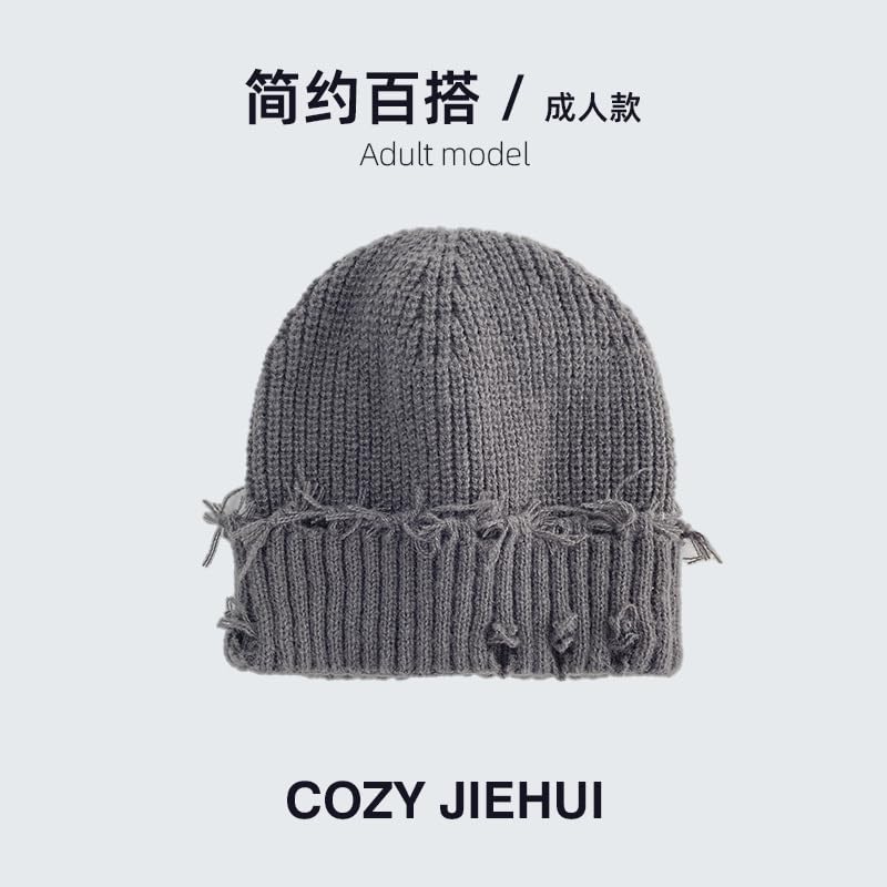 Venzina Beanie for Winter Commute and Outdoor Sports featuring Fold Over Brim | Unisex Thermal Hat