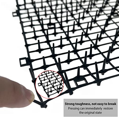 Qpets® Cat Repellent Mat Scat 78 by 11 Inch Tear Resistant PP Pet Deterrent Behavior Training for Home Garden 2 PCS