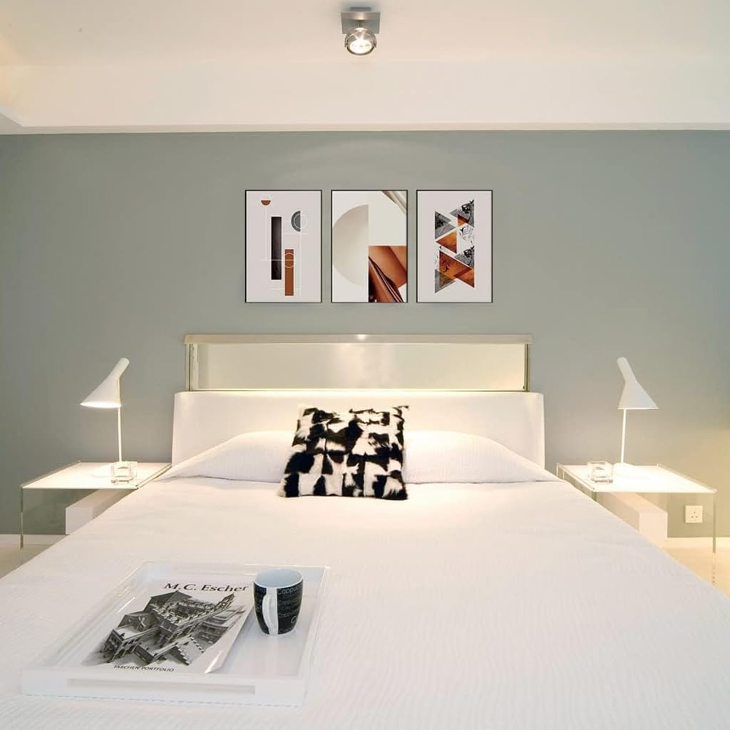 HASTHIP Wall Hooks for Photo Frames and Keys with Triangular Push Nail Design 40pcs White