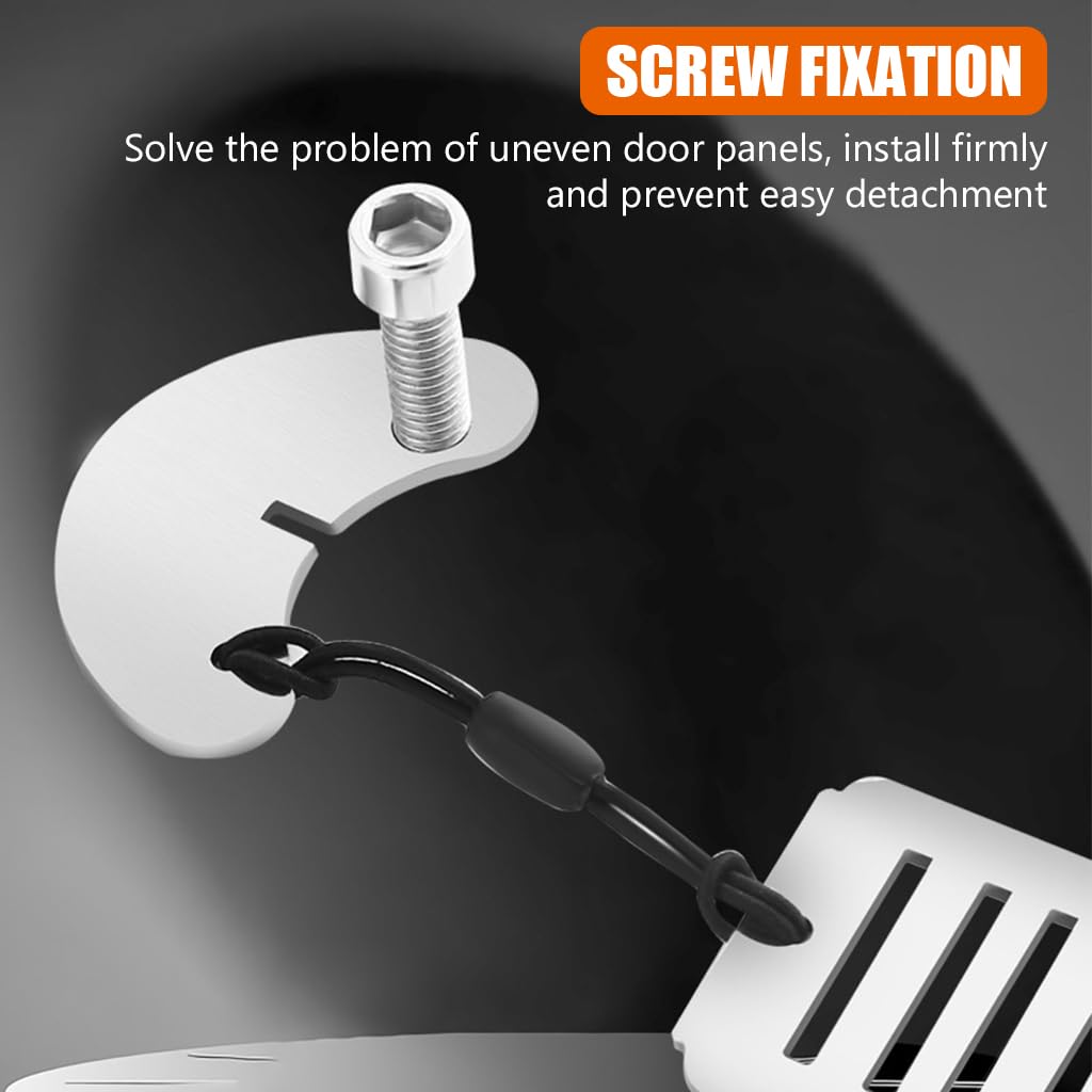 HASTHIP Portable Door Lock for Travel and Home with Screw Fixing Mechanism | 304 Stainless Steel Security