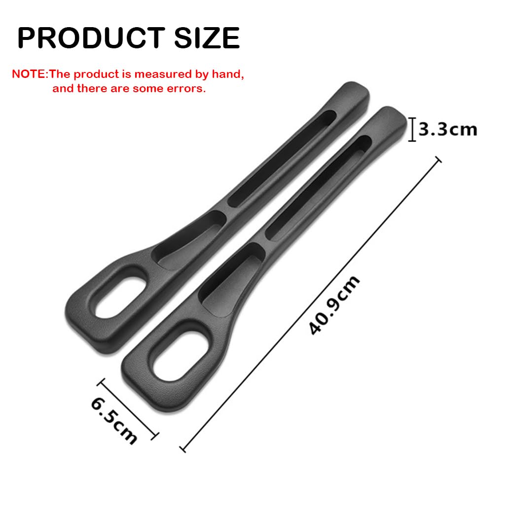 STHIRA Car Seat Gap Filler Organizer for Phones and Coins featuring Buckle Base | 2Pcs Black