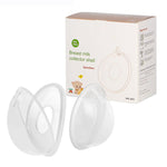 SNOWIE SOFT® 2Pcs Silicone Breast Shells Milk Collector Breastmilk Collector Nursing Cups Milk Saver Protect for Breastfeeding Opens Nipple Cap Breast Pads for Leaking Milk Soft & Reusable, 32mm