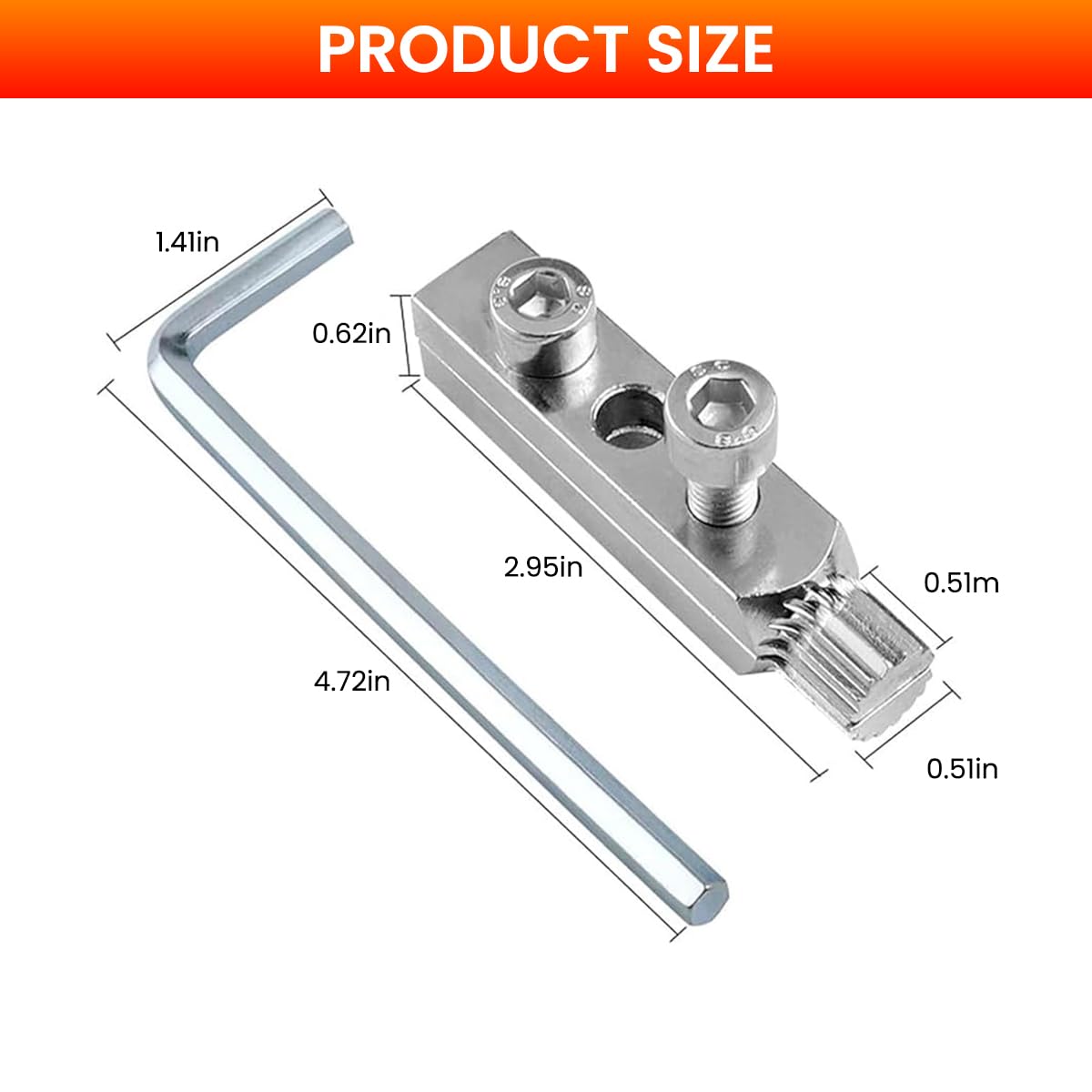 Serplex Faucet Angle Valve Extractor for Broken or Stripped Threads featuring Dual Screw-Hole Design and Adjustable Stainless Steel 2 PCS