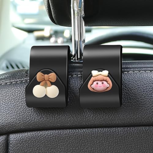 ZIBUYU® Purse Hooks for Car Cute Cartoon Hook for Bags