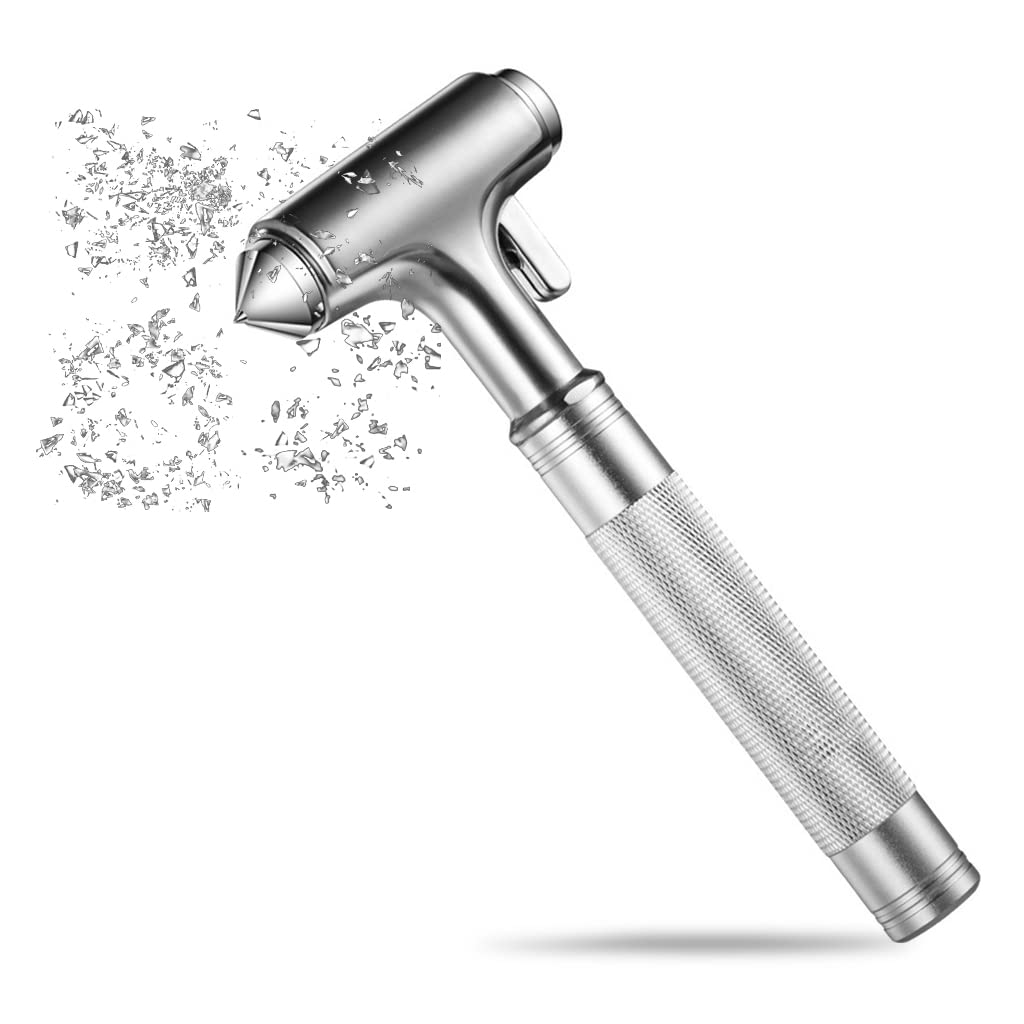 ZIBUYU Car Safety Hammer for Emergency Escape with 6.7x0.8 in Size and Tungsten Steel Tip