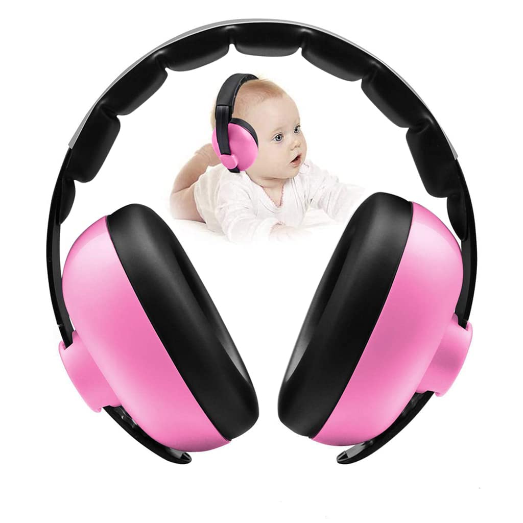 SNOWIE SOFT Noise Cancellation Ear Muffs for Baby with 21db Reduction and Soft PU Liner | Adjustable Fit for 0–3 Years