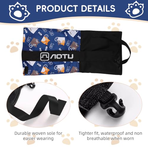 Proberos® 2 Pcs Gaiters for Hiking Kids Aged 9-13 Years Old, 13.7'' Waterproof Gaiters with Drawstring Fixed Hook and Loop Closure Lightweight Design, for Outdoor Active, Rainy, Snowy, Blue