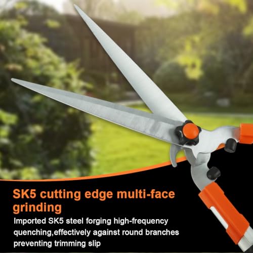 HASTHIP® Telescopic Hedge Shears, SK5 Sharp Blades, Adjustable Handle Length, Non-Slip Comfort Rubberized Grip Handles, Multifunctional Garden Pruning Shear, 27.934.2 Inch