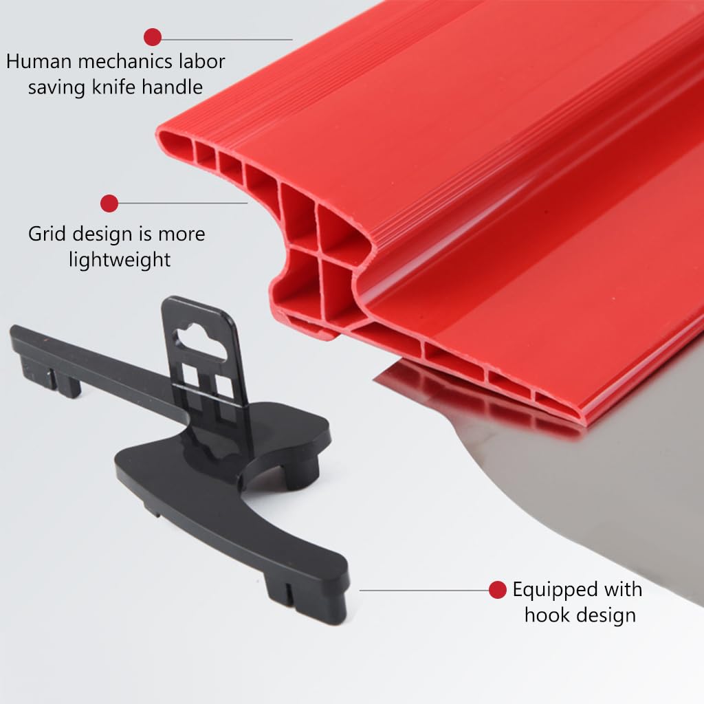 Serplex Skimming Blade for Drywall Finishing with 9.84 in Stainless Steel Blade and Ergonomic Handle