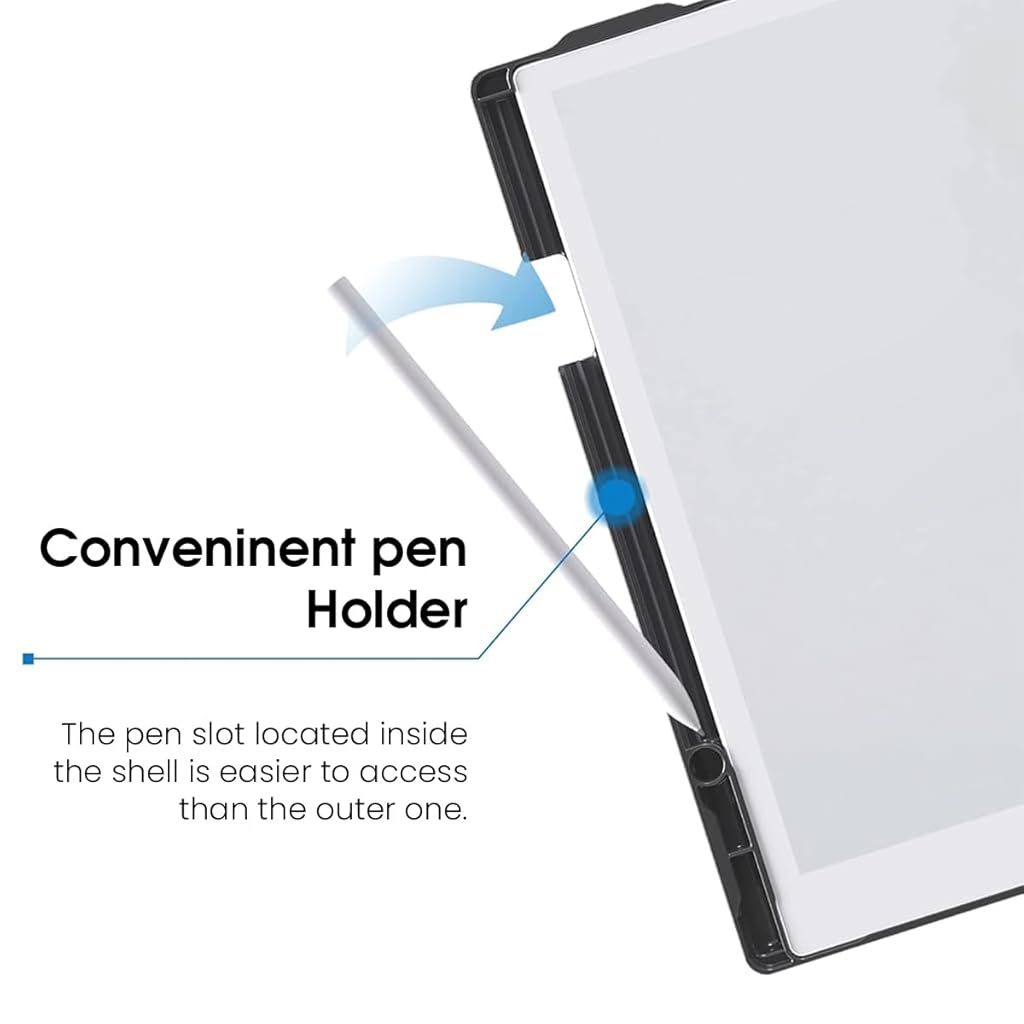 ZORBES® Case for Remarkable 2 Paper Tablet Protective Case for Remarkable 2 Cover Adjustable Viewing Angles & Pen Holder Design, Sleek Folding Cover for Remarkable Tablet 2 10.3