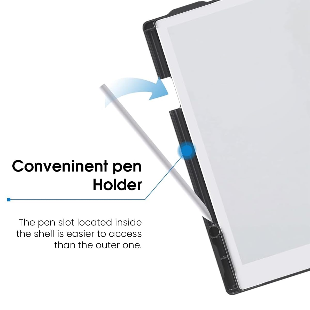 ZORBES Case for reMarkable 2 Tablet 10.3 in with Pen Holder and Adjustable Viewing Angles