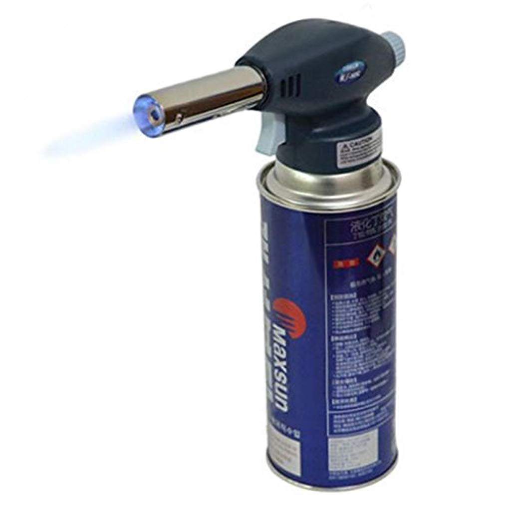 ELEPHANTBOAT® Flamethrower Butane Burner Auto Ignition Camping Welding Blow Torch for Creme Brulee Kitchen Cooking BBQ X3