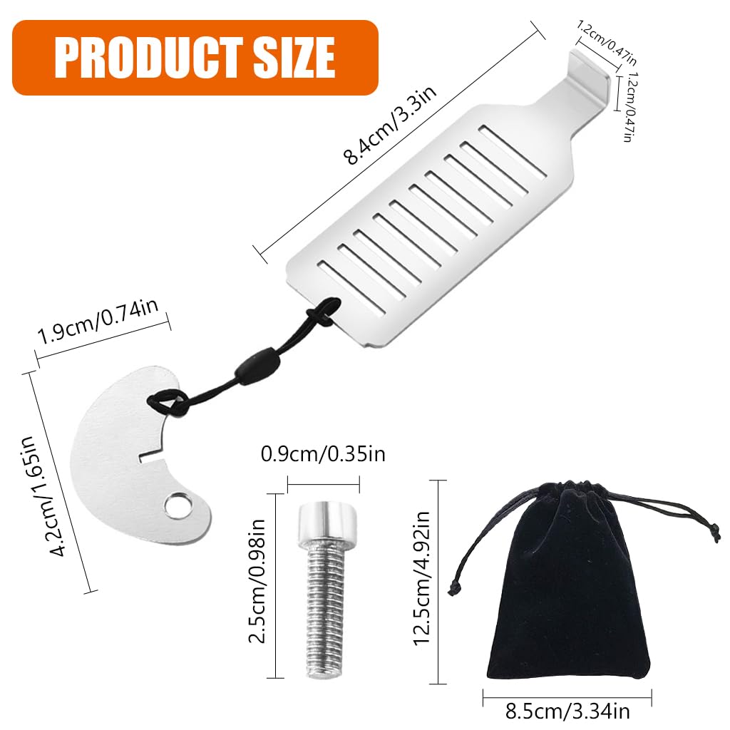 HASTHIP Portable Door Lock for Travel and Home with Screw Fixing Mechanism | 304 Stainless Steel Security