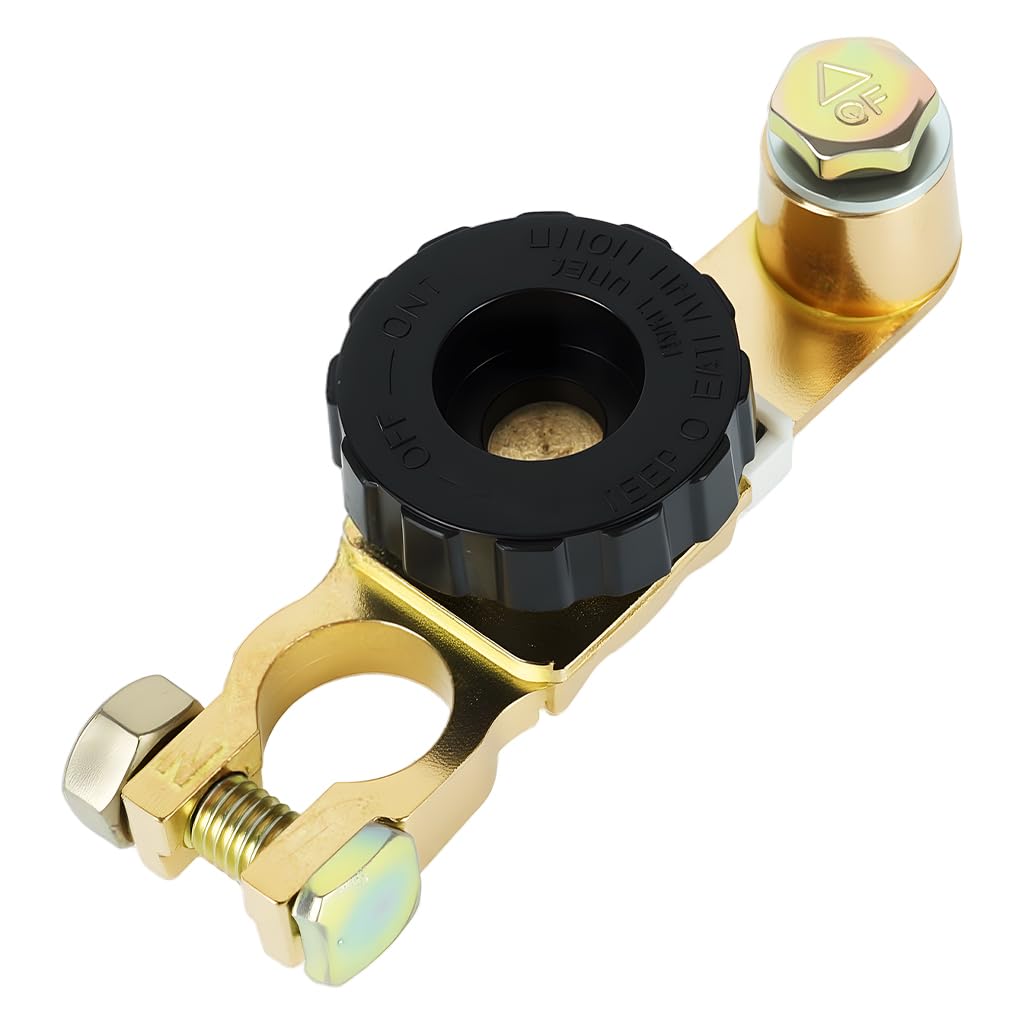 STHIRA Battery Power Switch for Car Boat and RV featuring Full Copper Build and 12–48V Range