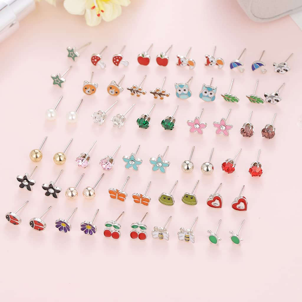 ZIBUYU Cute Stud Earrings