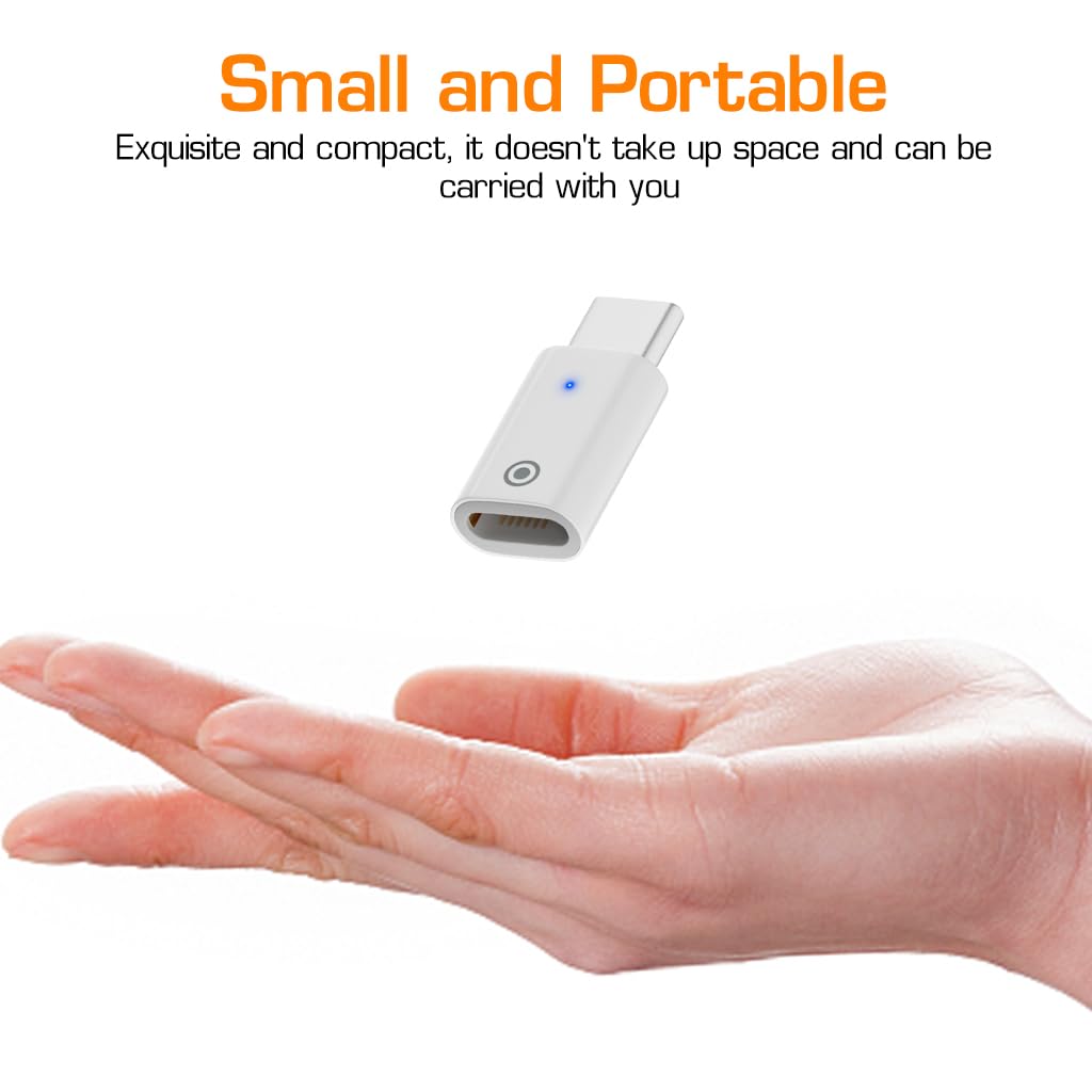 Zeitel Charger Adapter for Apple Pencil 1st Gen with Smart Chip and LED Indicator | 1pcs