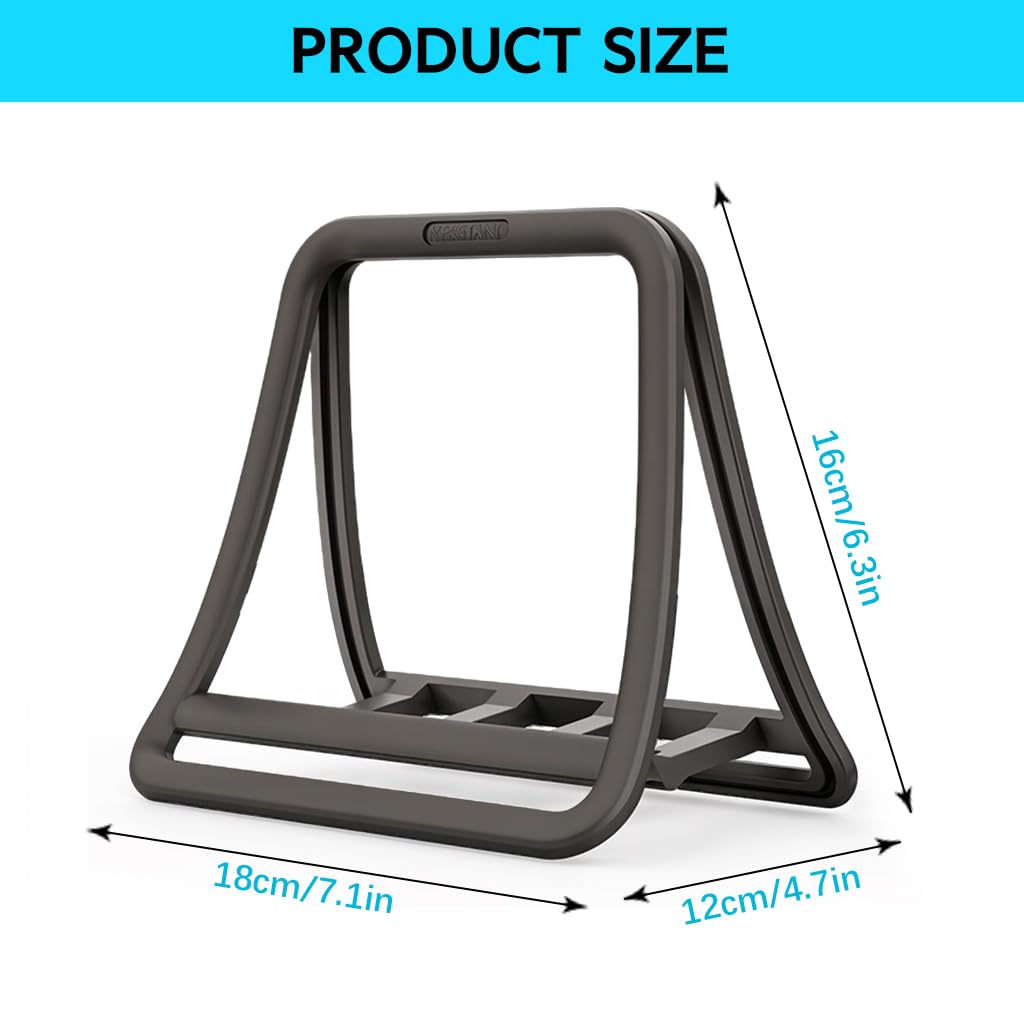 ZORBES Laptop Holder for Desk with Ergonomic Triangle Design and Cooling Airflow | Universal Organizer for Laptops and Tablets