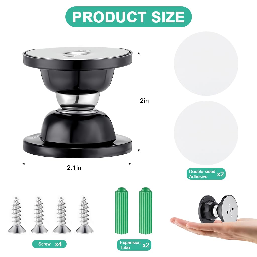 STHIRA RV Door Catch for Camper and Trailer Doors featuring Adhesive Mount | Secure Anti Collision Design