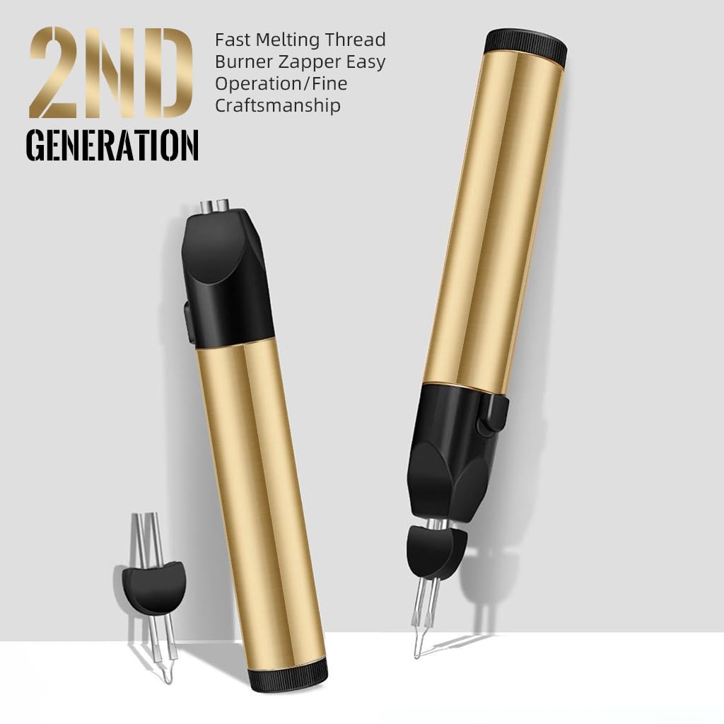 Supvox Thread Burner Tool for Jewelry Making with 1832°F Rapid Heating & Tungsten Tip Precision | Battery Operated Craft Cord Sealer