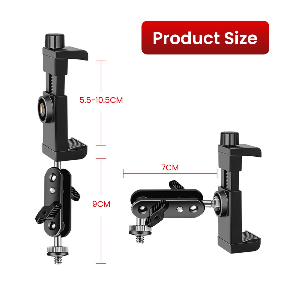 ZORBES Home Camera Bracket Mount for Xiaomi Mi 360 with 5.5–10.5cm Clamp featuring Secure Screw Knob
