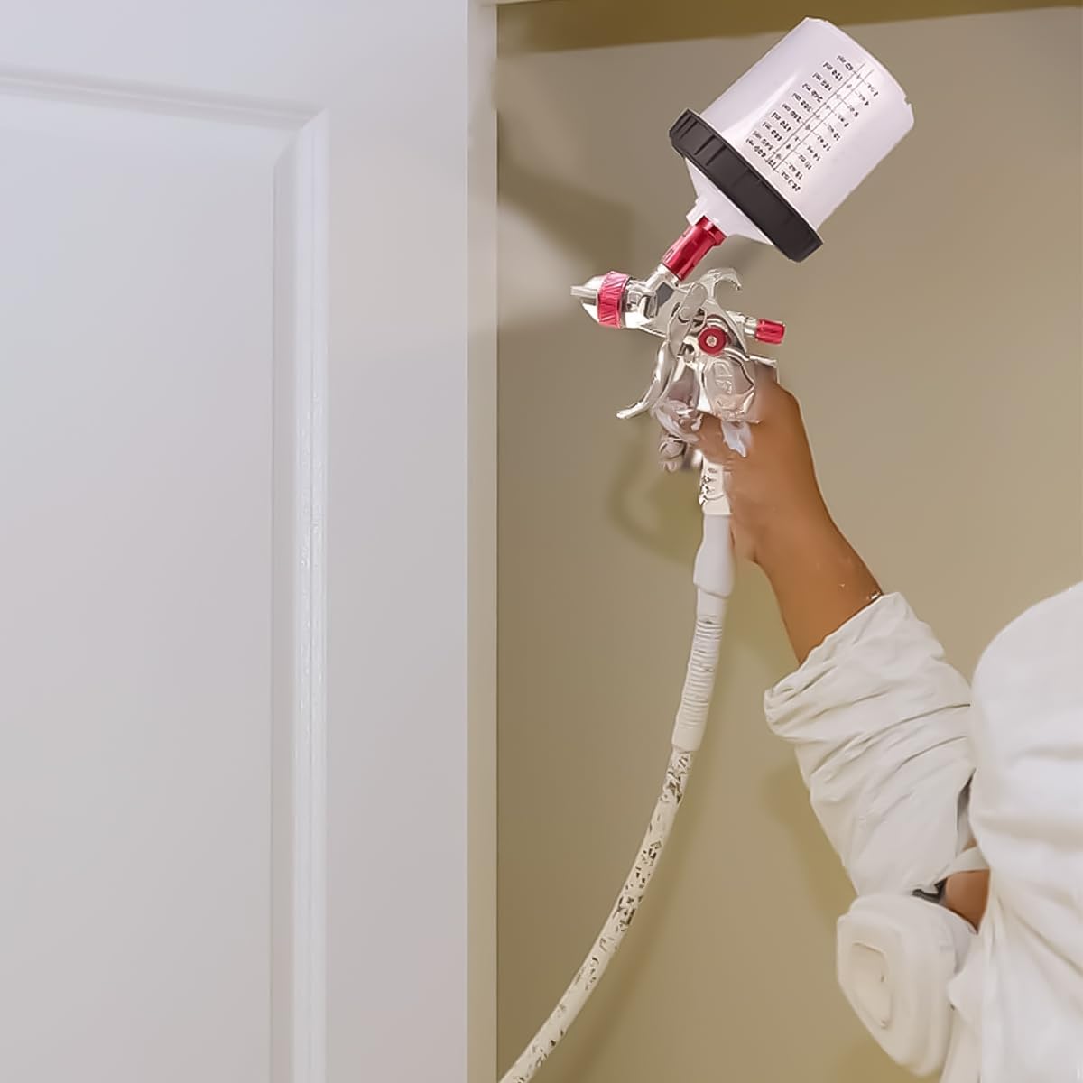 Serplex Paint Cup for Automotive Spray Gun with 600ml Capacity and 3‑Part Assembly | 10 Cups Set