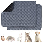 Qpets® 1Pcs Summer Cool Mat for Small Pet Ice Silk Comfortable Summer Cool Mat 15.7x11.8 Inches Summer Cooling Mat Pet House Cool Mat for Rabbit, Guinea Pigs, Hamsters, Kitties, Puppies