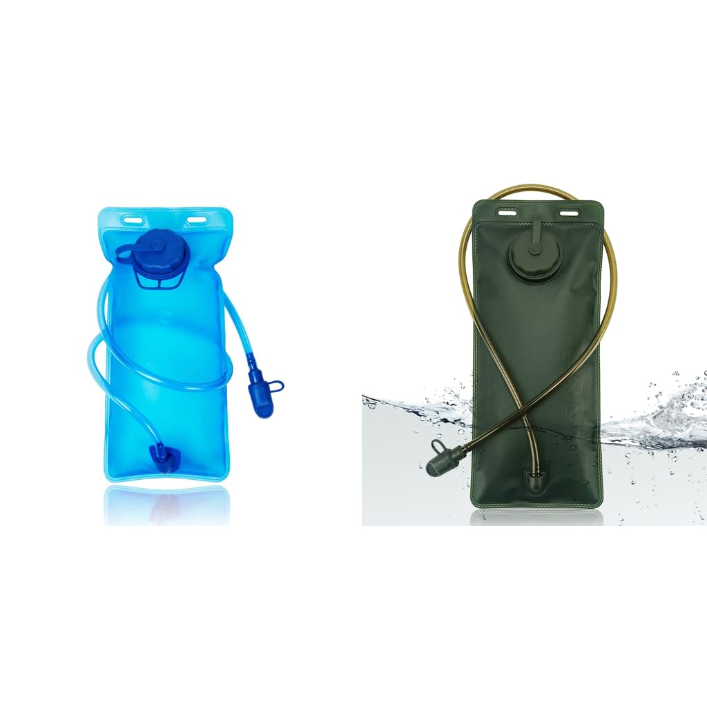 PROBEROS Hydration Bladder for Hiking and Camping with 2L and 3L BPA Free Reservoir | Leak Proof Anti Bacteria Material