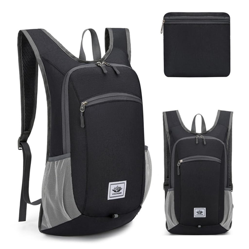 Optifit Travel Backpack for Hiking and Camping with 15L Capacity | Foldable Water‑Resistant Oxford Bag