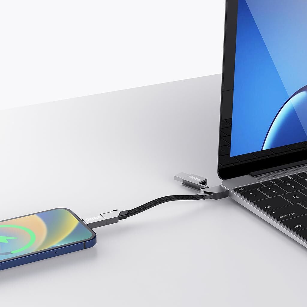 Zeitel Multi Charging Cable for iPhone and Samsung with 60W Fast Charge | Magnetic Nylon Design