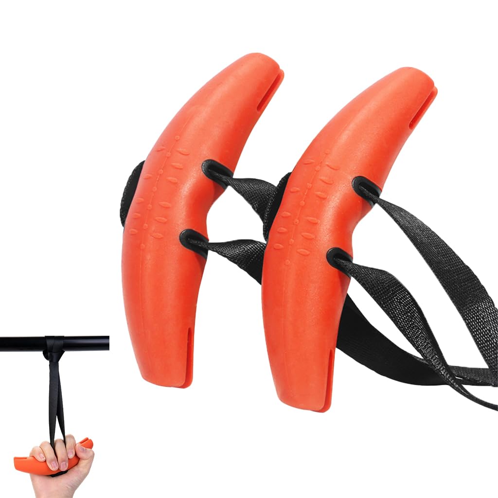 Proberos Gym Hand Grips for Pull Ups and Rows with Bullhorn Design & Nylon Straps | 2PCS Set