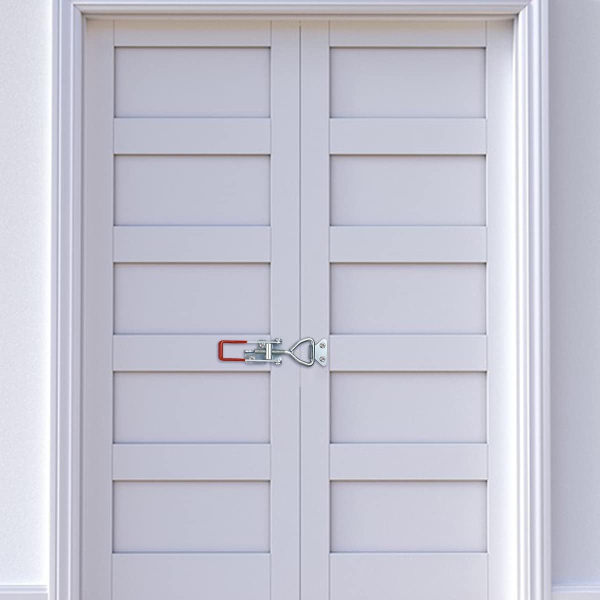 Serplex Toggle Clamps for Doors and Cabinets featuring 1320 lbs Holding Capacity | Rust Resistant 12 PCS Set