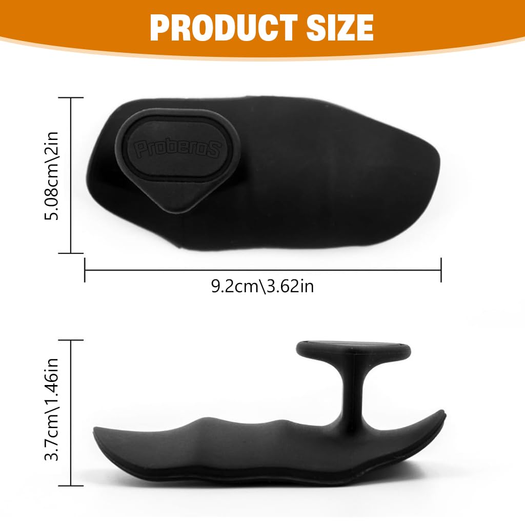 Proberos Weight Lifting Grips for Enhanced Grip Strength with Non Skid Rubber Pads | 1 Pair