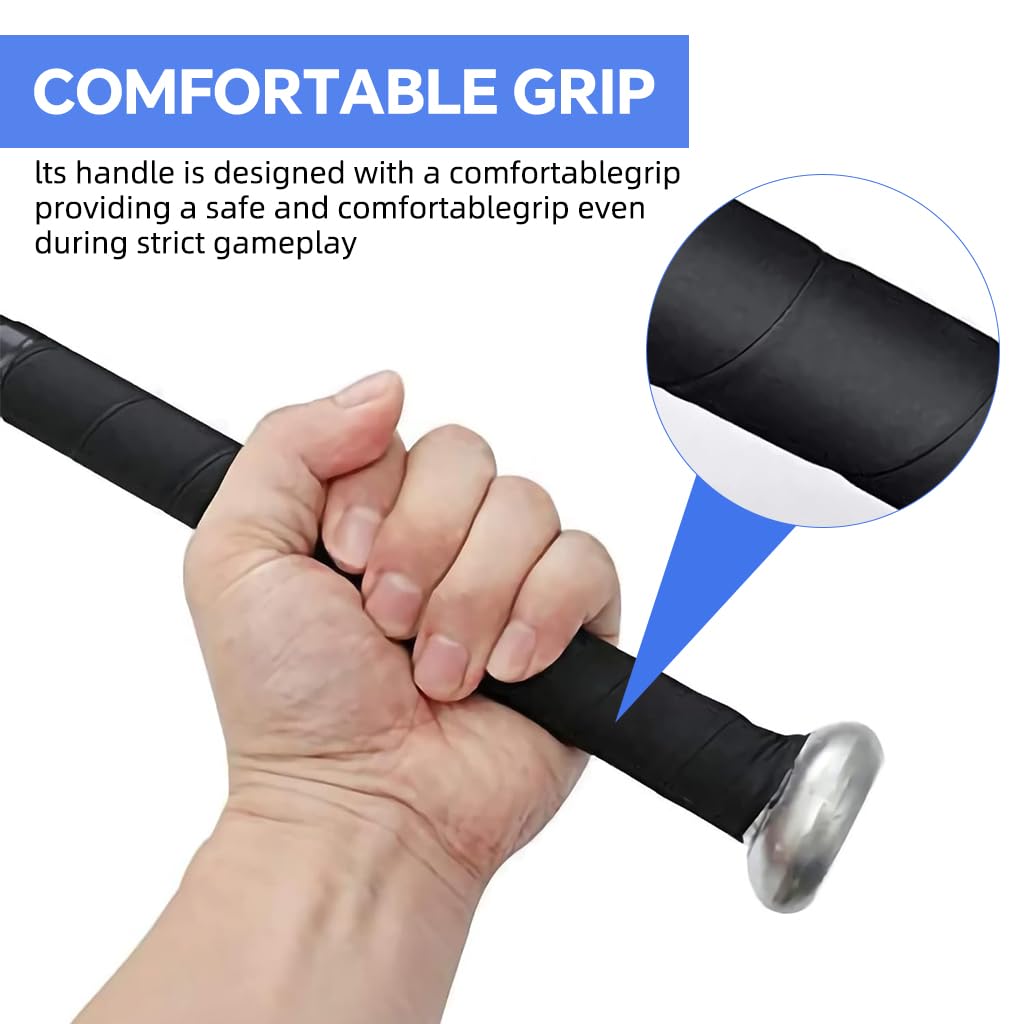Optifit Baseball Bat for Training and Self Defense with 32 in 700 g Alloy Steel Core | Shock‑Absorbing Grip