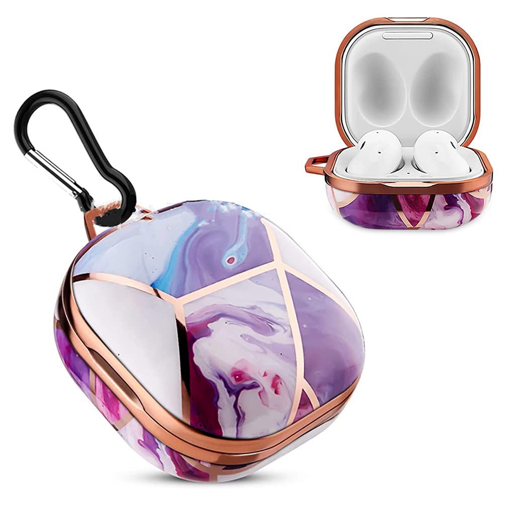 ZORBES Fashion Design Protective Cover for Samsung Galaxy Buds Pro(2021),Galaxy Buds 2,Galaxy Buds Live,Shockproof Cover for Creative Design Key Ring (Without Earphone, Seperate Pieces Design)