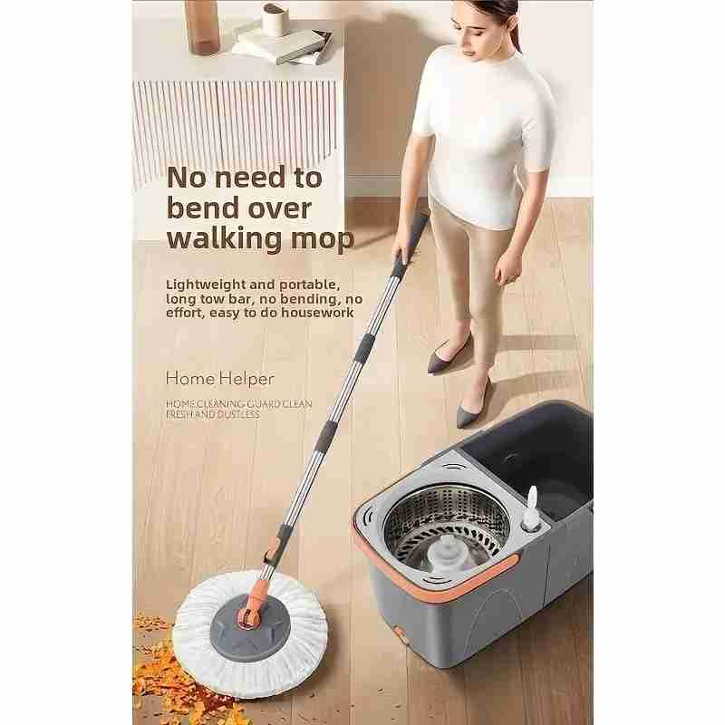 HASTHIP® Spin Mop and Bucket with Wringer Set