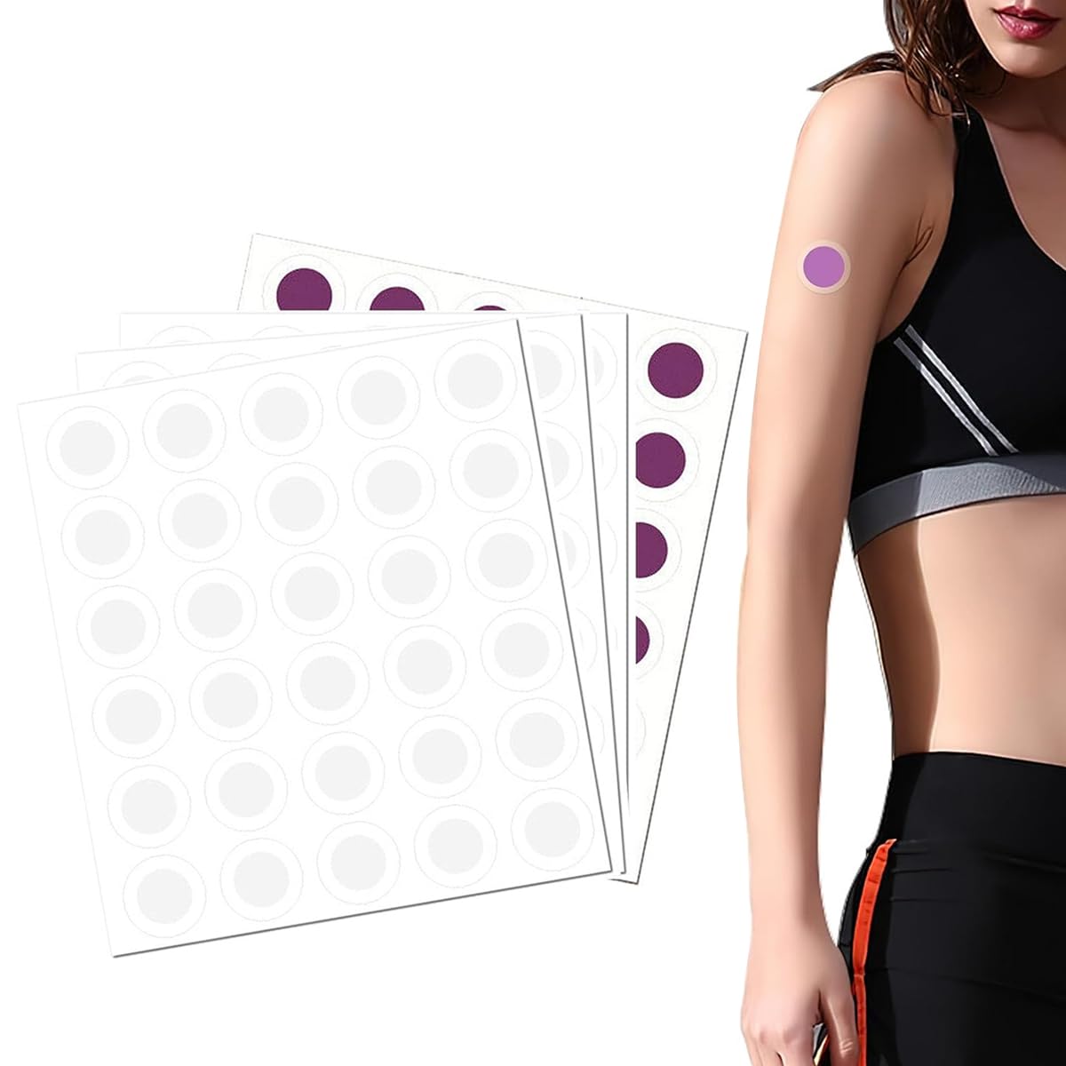 HANNEA Sunscreen Applicator for UV Protection featuring Visible Pigment Change | 120PCS Patches