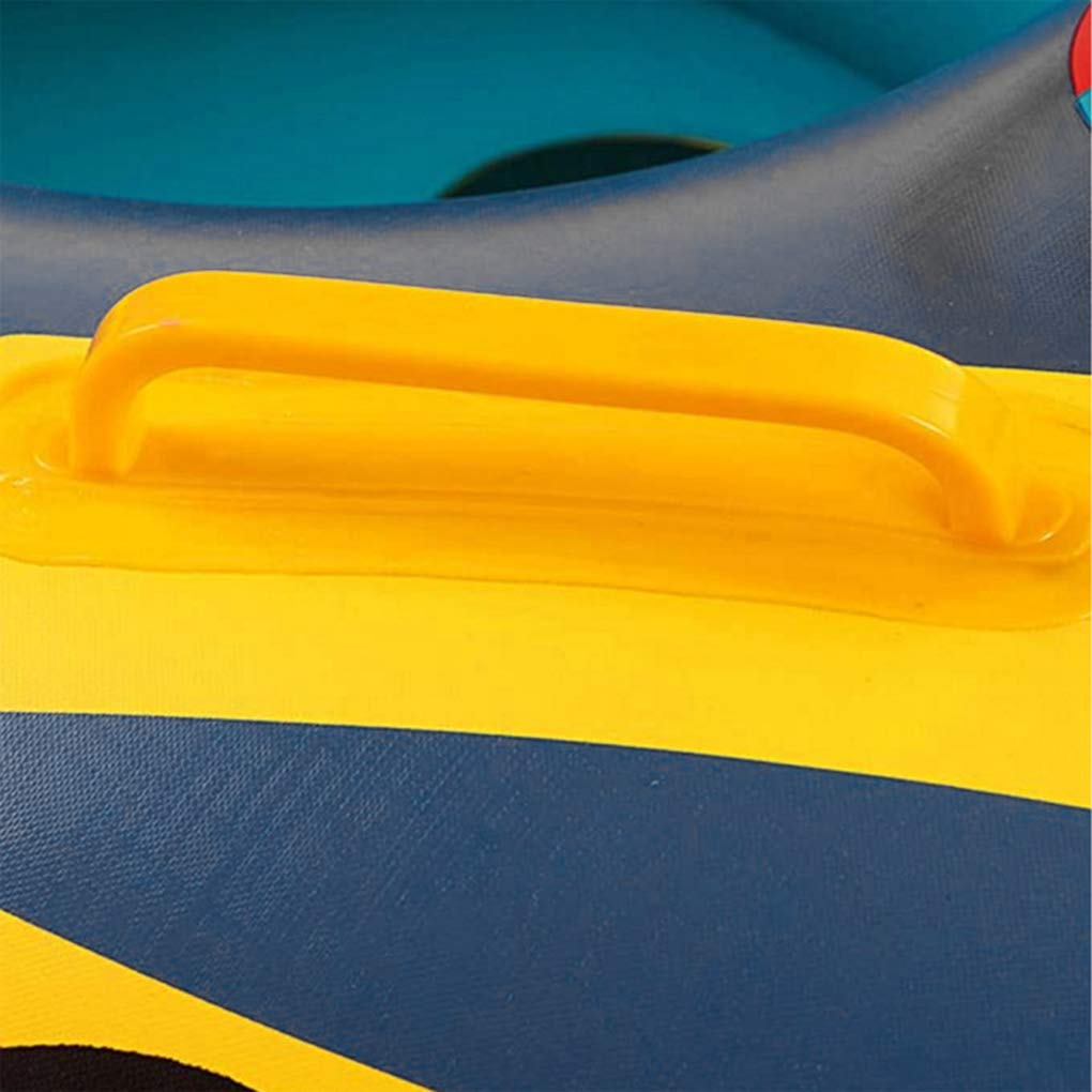 Proberos® Kids Inflatable Swimming Ring With Cartoon Steering Wheel & Horn, Durable PVC, Leakproof Valve, 55-57cm Ideal For Toddlers 3-5 Years - Fun & Safe Pool Float For Beach & Indoor Pools