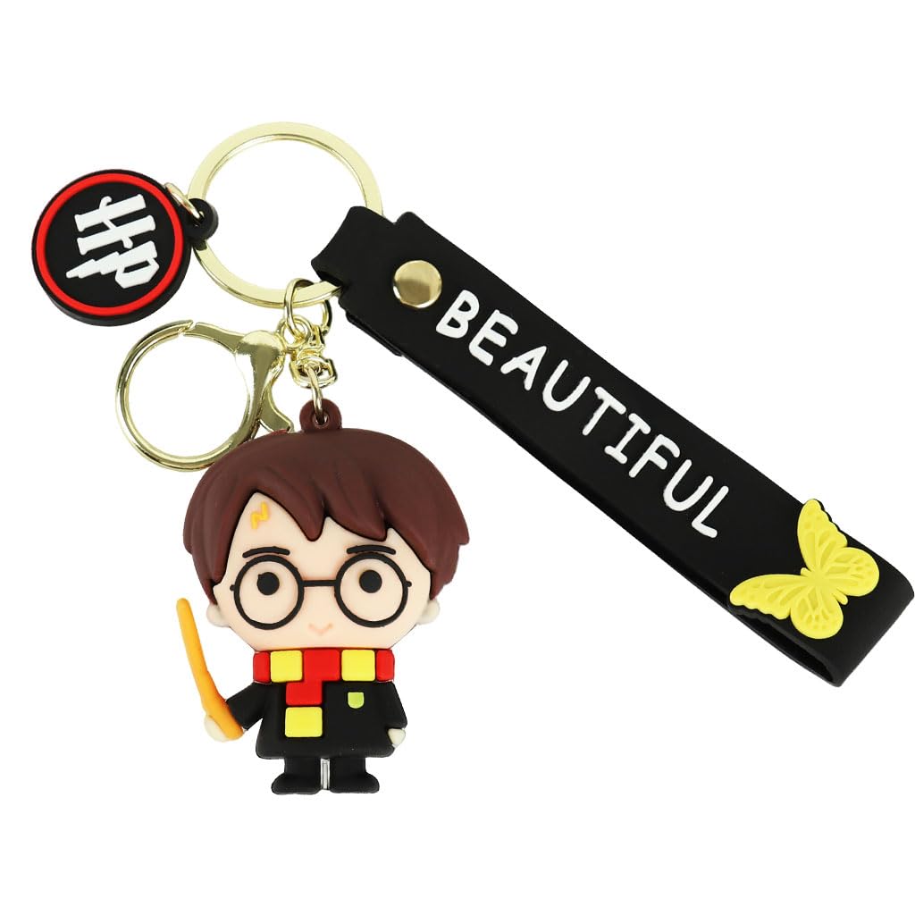 Zibuyu Magical Fantasy Keychain for Girls featuring Wizard Design | Cute Gift and Bag Charm