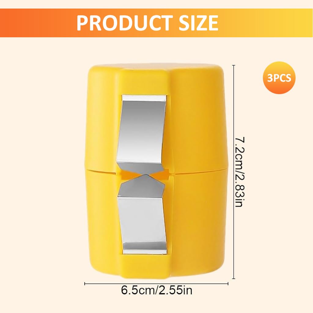 HASTHIP Egg Cracker Tool for Easy Egg Opening with Dual Hemispheric Chambers | 3pc Set