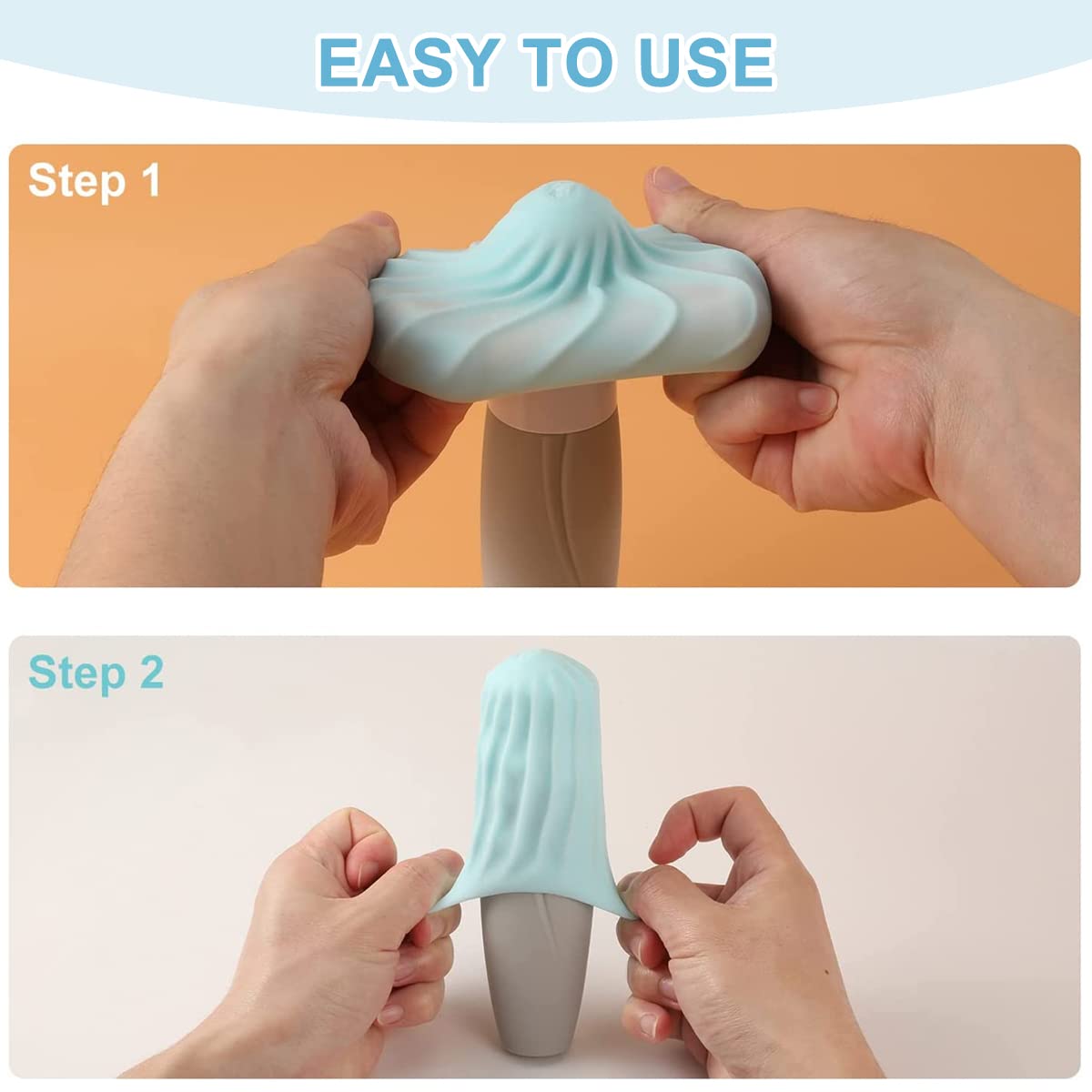 MAYCREATE Elastic Leak Proof Sleeves for Travel Bottles with Anti Open Design | 2pcs TPE Reusable Covers