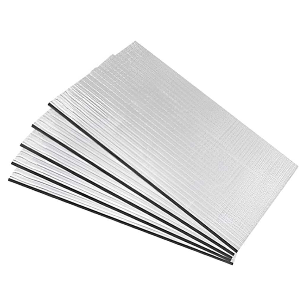 STHIRA Noise Dampening Mats for Cars with 5mm Foil Foam and Self-Adhesive Backing | 5pcs 50x30cm Trim-to-Fit Sound Insulation Sheets